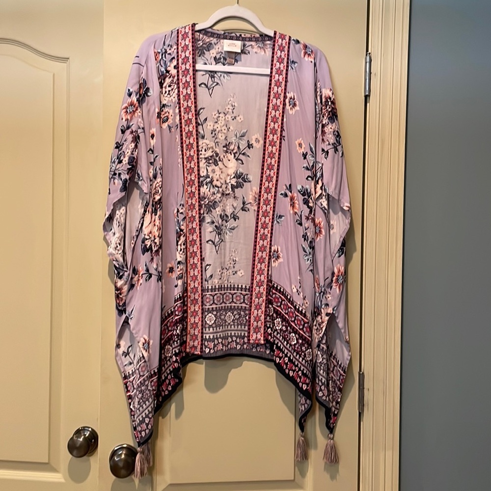 Knox rose floral kimono